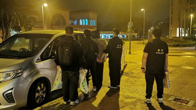 Hong Kong police arrest 4, seize HK.5 million of drugs including ‘space oil’