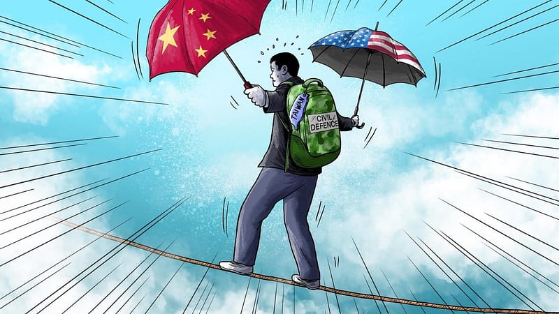 With tensions rising in Taiwan, civil defence becomes a high-wire act