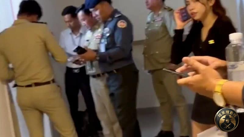 柬埔寨金边警方在多地公寓、排屋、酒店等居住场所排查无证件外国