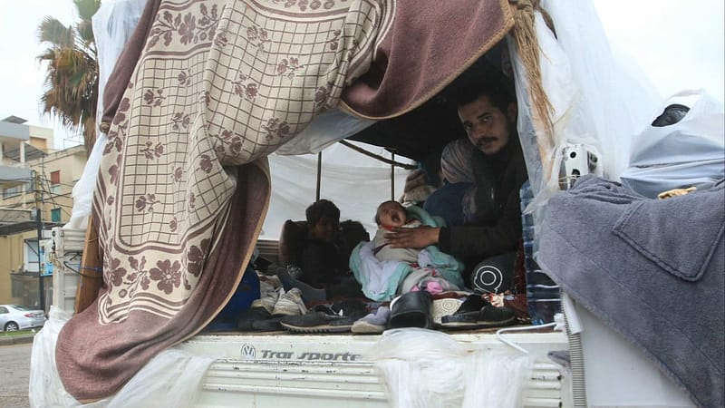 Over 800,000 Lebanese – 1 in 7 of the population – displaced by war in 10 days