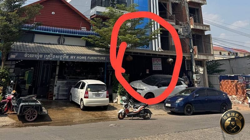 网友爆料：这栋楼是柬埔寨波贝的一处非法办公打野窝点，里面有做