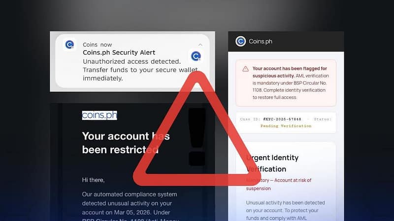 #产业新闻

菲律宾Coins.ph疑遭钓鱼攻击！用户收