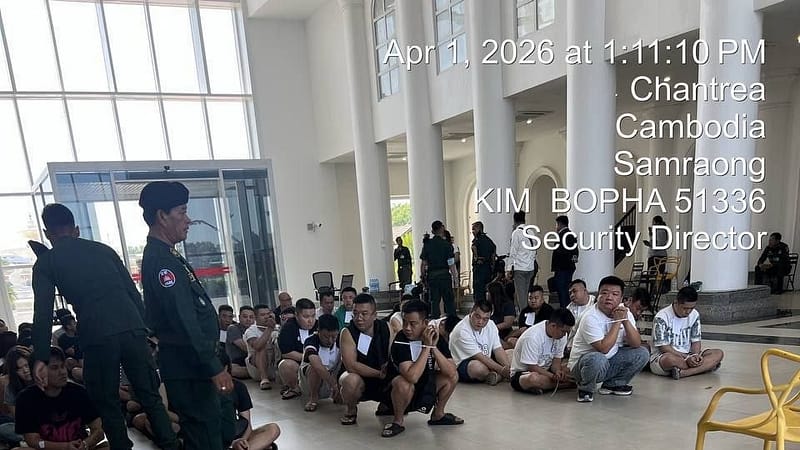 #最新消息 ：木牌大上海园区正在进行大规模三光政策行动。目前