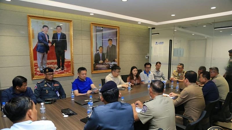 金边富力片区再次启动检查行动，

相关部门已进入现场开展