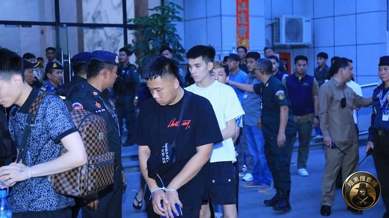 金边联合指挥部在卓宇峰公寓展开打击网络诈骗和毒品犯罪行动，逮