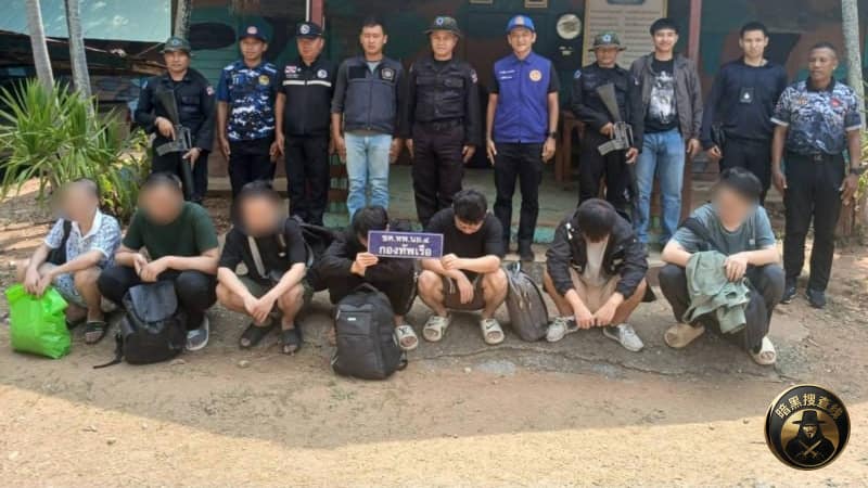 #泰国资讯 泰国海军边境拦车查获 #7名中国人：称从柬埔寨波