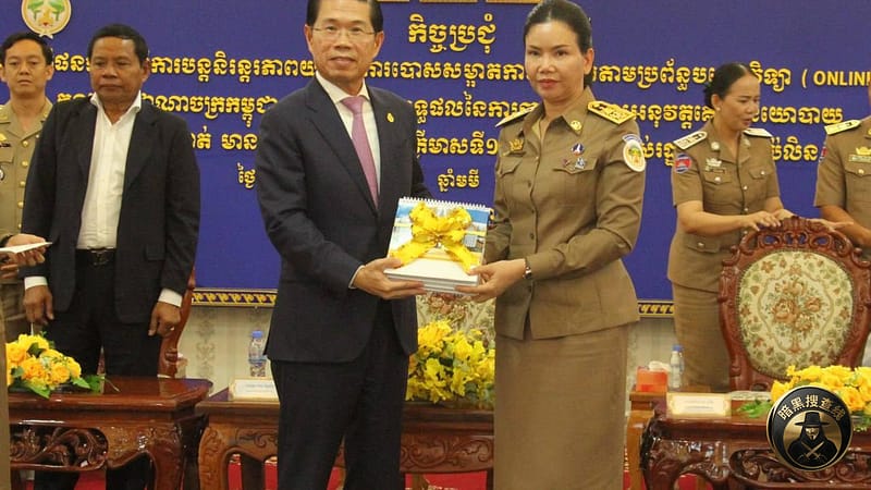 内政部高官赴拜林，推进打击电诈行动

5月8日，内政部国